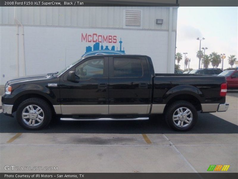 Black / Tan 2008 Ford F150 XLT SuperCrew