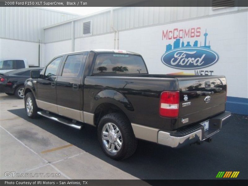 Black / Tan 2008 Ford F150 XLT SuperCrew