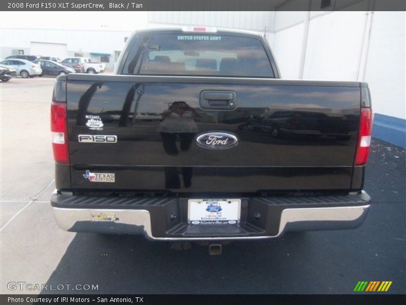 Black / Tan 2008 Ford F150 XLT SuperCrew