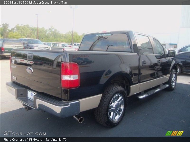 Black / Tan 2008 Ford F150 XLT SuperCrew