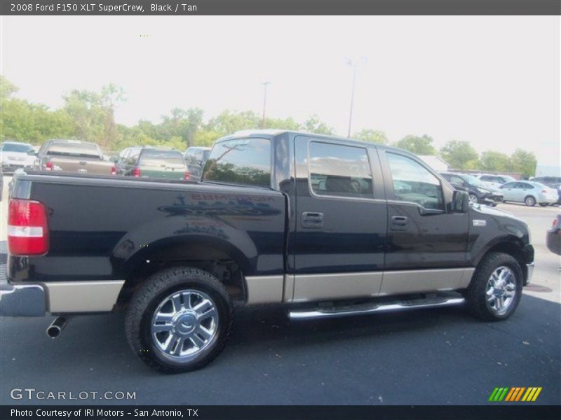 Black / Tan 2008 Ford F150 XLT SuperCrew