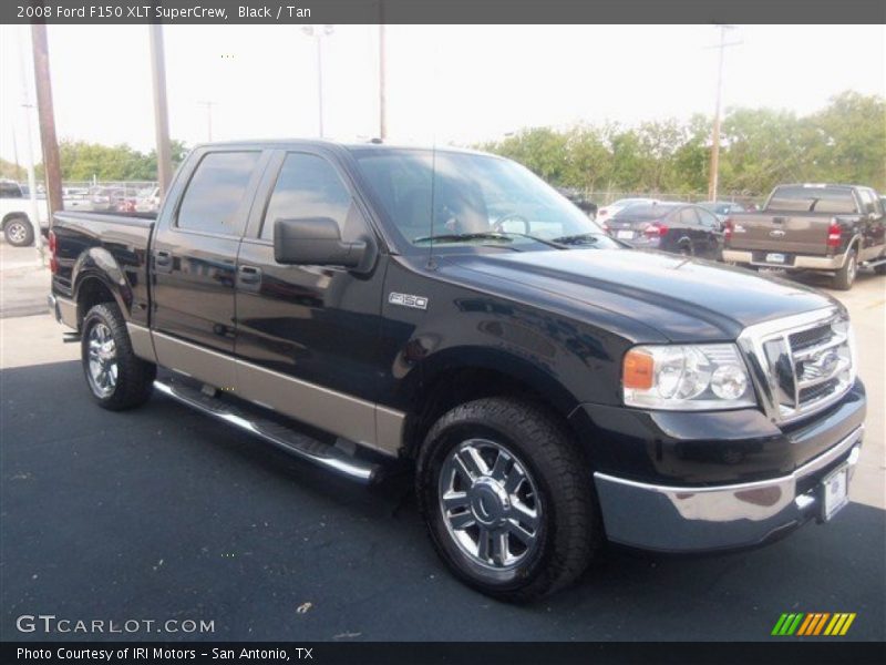 Black / Tan 2008 Ford F150 XLT SuperCrew