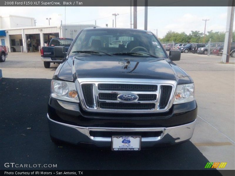 Black / Tan 2008 Ford F150 XLT SuperCrew