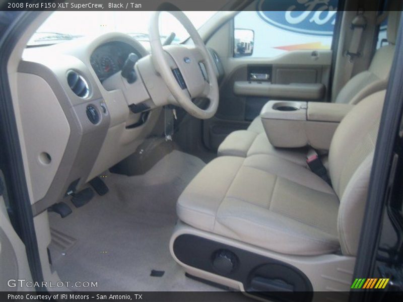 Black / Tan 2008 Ford F150 XLT SuperCrew