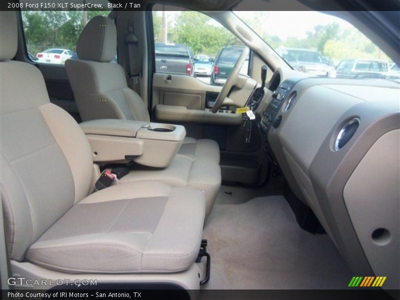 Black / Tan 2008 Ford F150 XLT SuperCrew