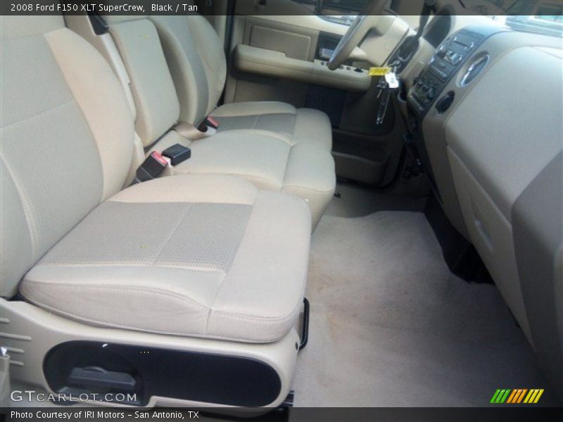 Black / Tan 2008 Ford F150 XLT SuperCrew