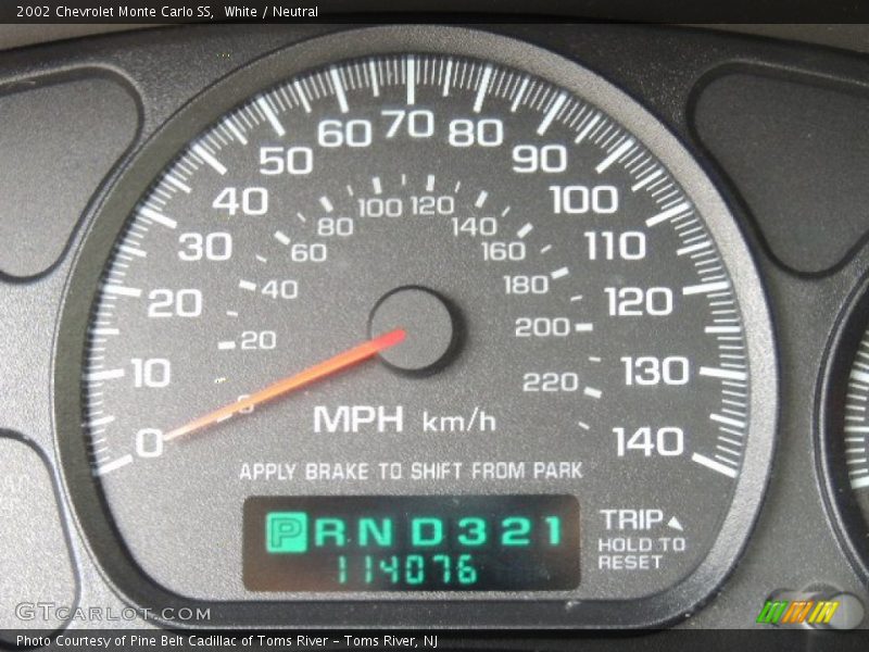 White / Neutral 2002 Chevrolet Monte Carlo SS