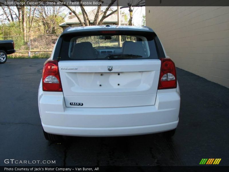 Stone White / Pastel Pebble Beige 2008 Dodge Caliber SE