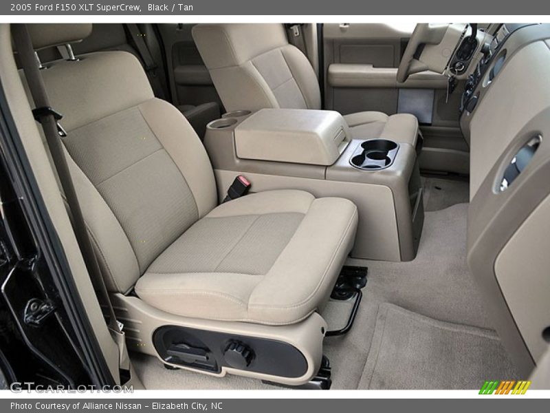 Black / Tan 2005 Ford F150 XLT SuperCrew
