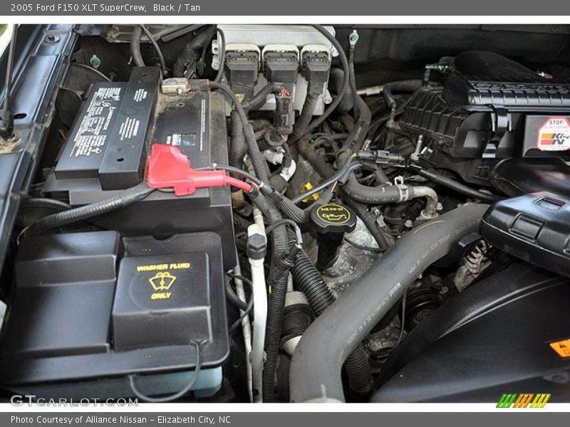 Black / Tan 2005 Ford F150 XLT SuperCrew
