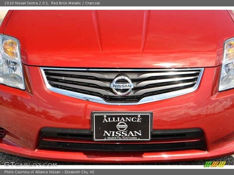 Red Brick Metallic / Charcoal 2010 Nissan Sentra 2.0 S