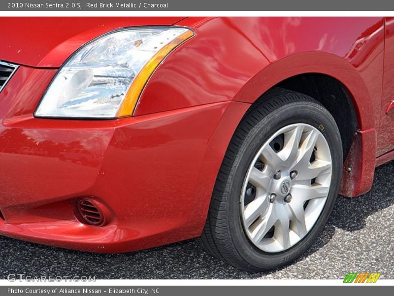 Red Brick Metallic / Charcoal 2010 Nissan Sentra 2.0 S