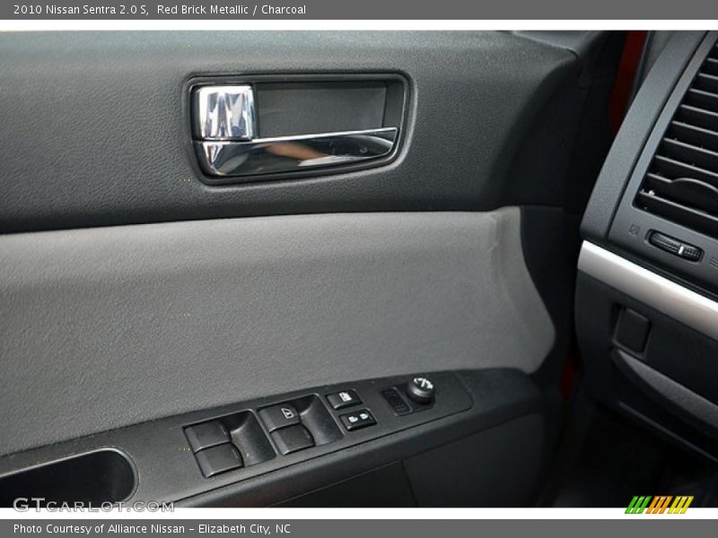 Red Brick Metallic / Charcoal 2010 Nissan Sentra 2.0 S