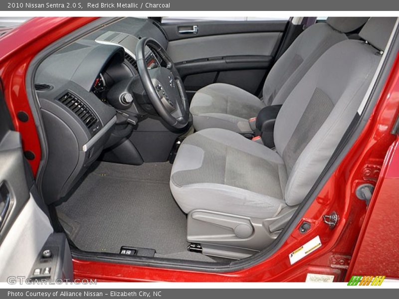 Red Brick Metallic / Charcoal 2010 Nissan Sentra 2.0 S