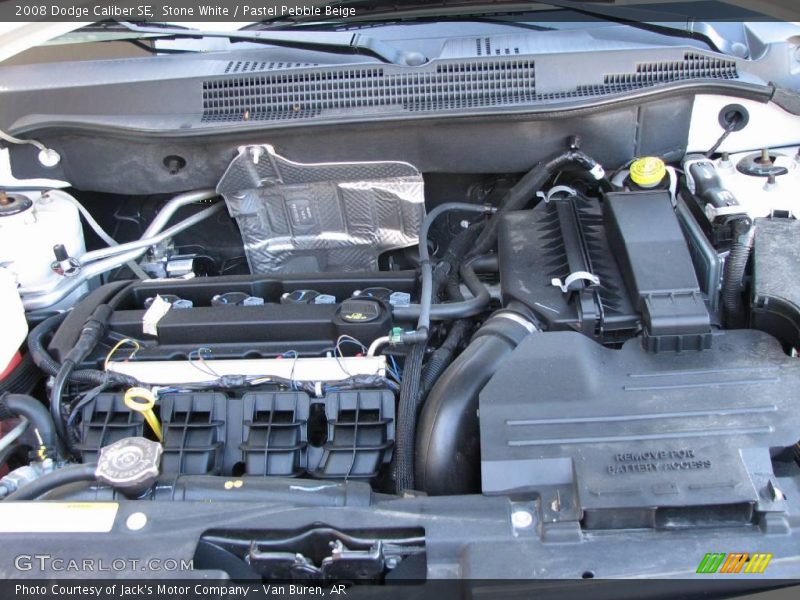 Stone White / Pastel Pebble Beige 2008 Dodge Caliber SE