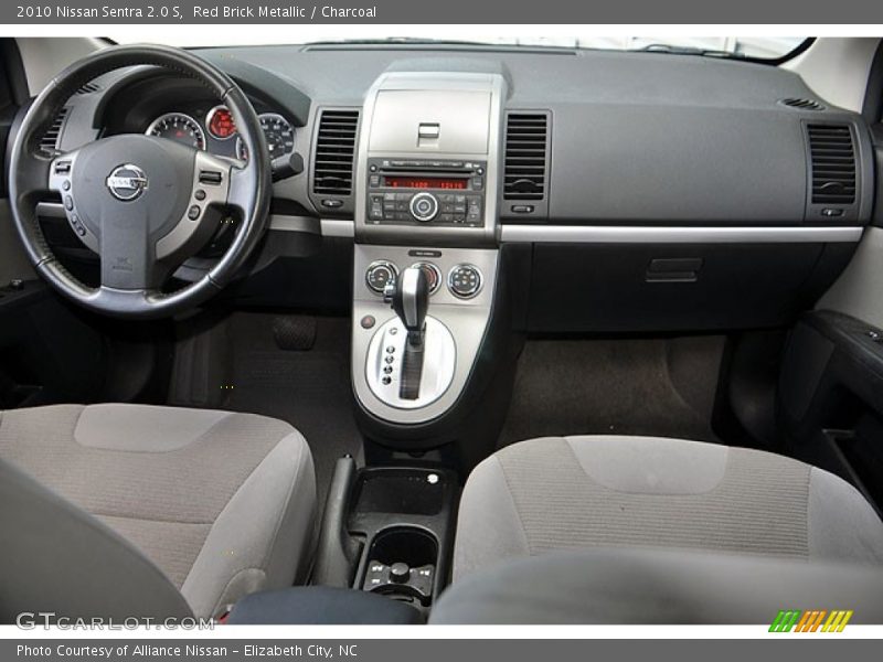 Red Brick Metallic / Charcoal 2010 Nissan Sentra 2.0 S