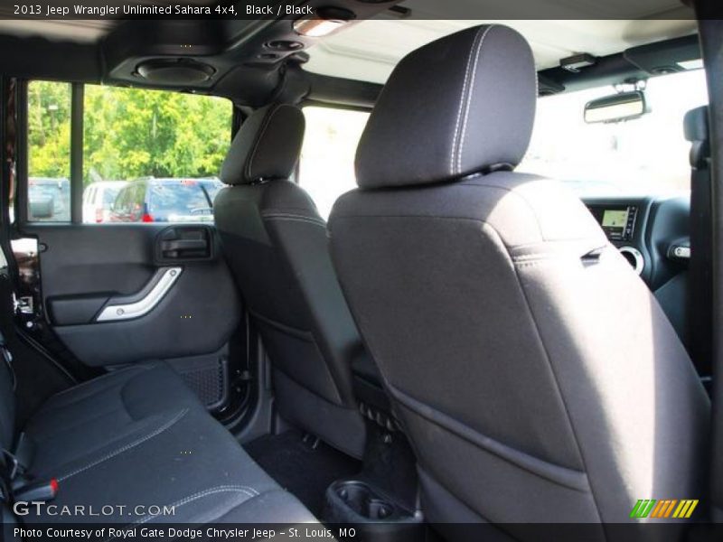 Black / Black 2013 Jeep Wrangler Unlimited Sahara 4x4