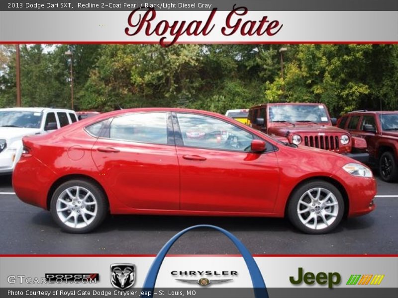 Redline 2-Coat Pearl / Black/Light Diesel Gray 2013 Dodge Dart SXT