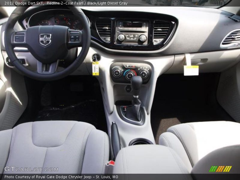 Redline 2-Coat Pearl / Black/Light Diesel Gray 2013 Dodge Dart SXT