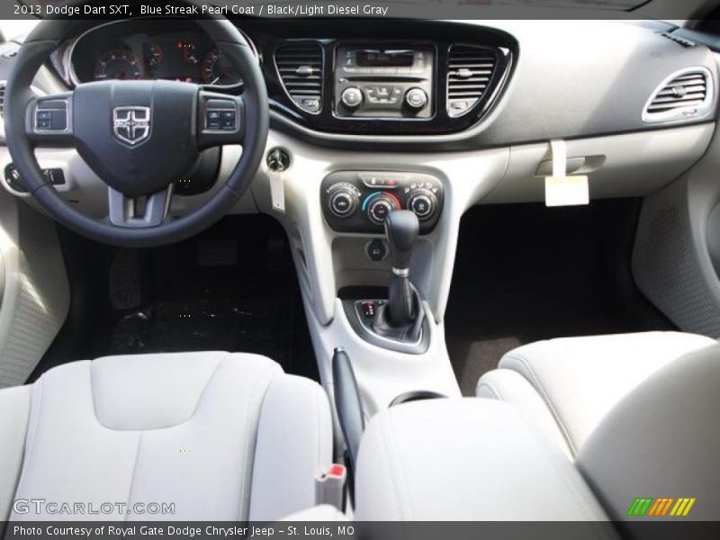 Dashboard of 2013 Dart SXT