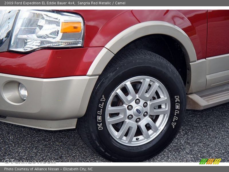 Sangria Red Metallic / Camel 2009 Ford Expedition EL Eddie Bauer 4x4