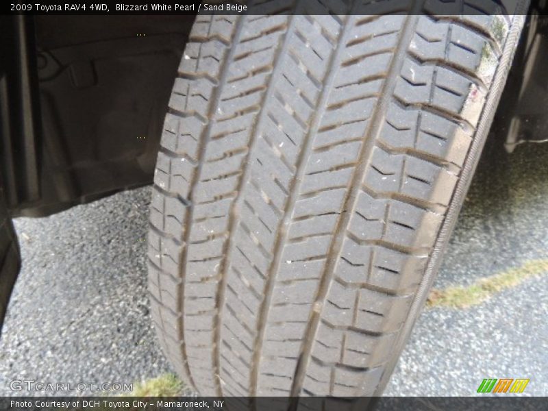 Blizzard White Pearl / Sand Beige 2009 Toyota RAV4 4WD