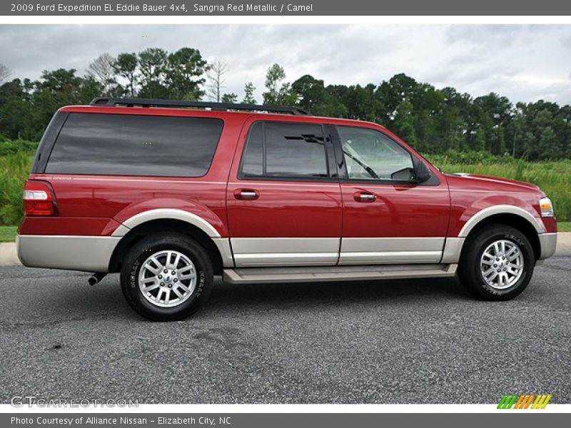 Sangria Red Metallic / Camel 2009 Ford Expedition EL Eddie Bauer 4x4