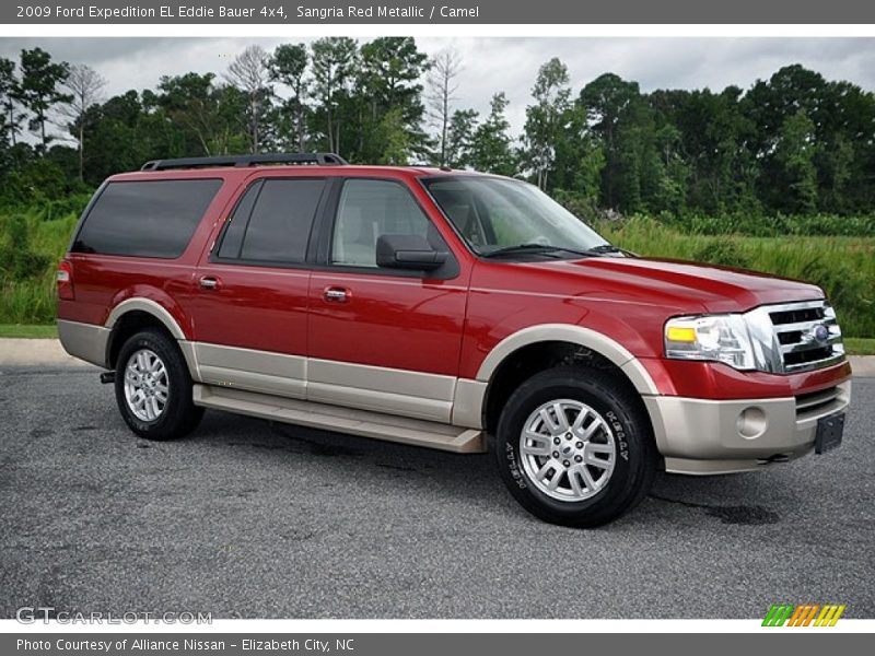 Sangria Red Metallic / Camel 2009 Ford Expedition EL Eddie Bauer 4x4