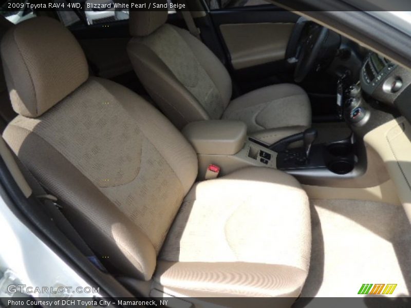 Blizzard White Pearl / Sand Beige 2009 Toyota RAV4 4WD
