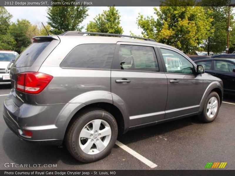 Storm Grey Pearl / Black 2012 Dodge Journey SXT