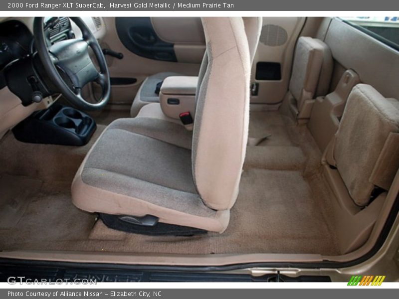 Harvest Gold Metallic / Medium Prairie Tan 2000 Ford Ranger XLT SuperCab