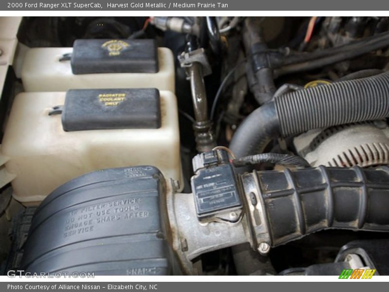 Harvest Gold Metallic / Medium Prairie Tan 2000 Ford Ranger XLT SuperCab