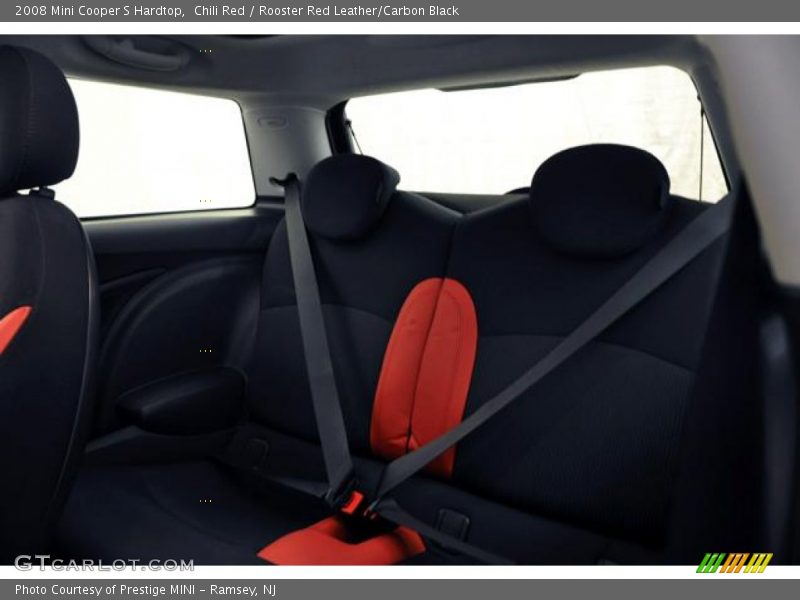 Chili Red / Rooster Red Leather/Carbon Black 2008 Mini Cooper S Hardtop