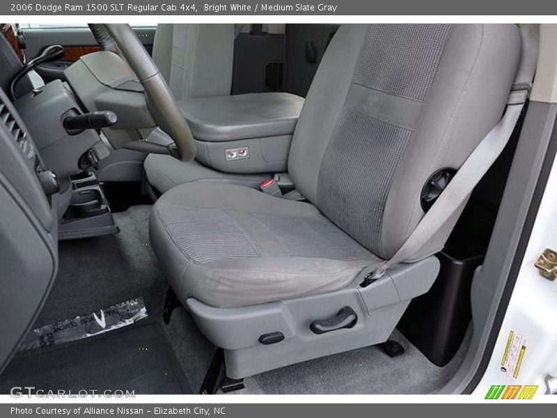 Bright White / Medium Slate Gray 2006 Dodge Ram 1500 SLT Regular Cab 4x4
