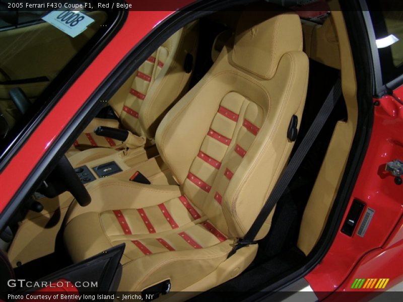 Red / Beige 2005 Ferrari F430 Coupe F1