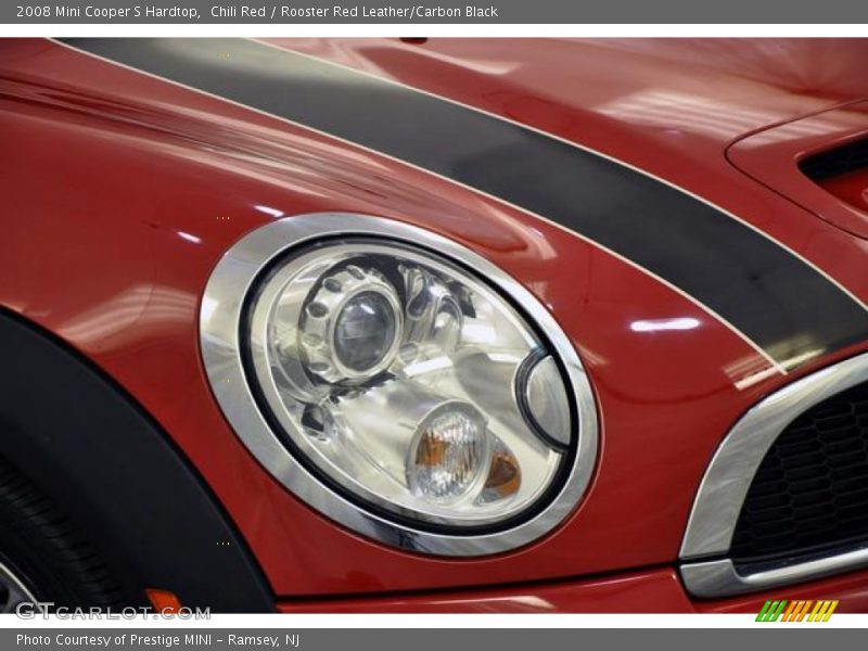 Chili Red / Rooster Red Leather/Carbon Black 2008 Mini Cooper S Hardtop