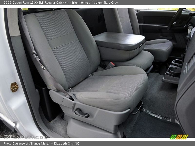 Bright White / Medium Slate Gray 2006 Dodge Ram 1500 SLT Regular Cab 4x4