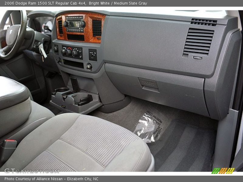 Bright White / Medium Slate Gray 2006 Dodge Ram 1500 SLT Regular Cab 4x4