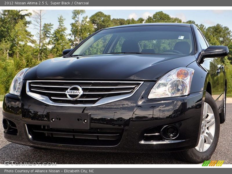 Super Black / Charcoal 2012 Nissan Altima 2.5 S