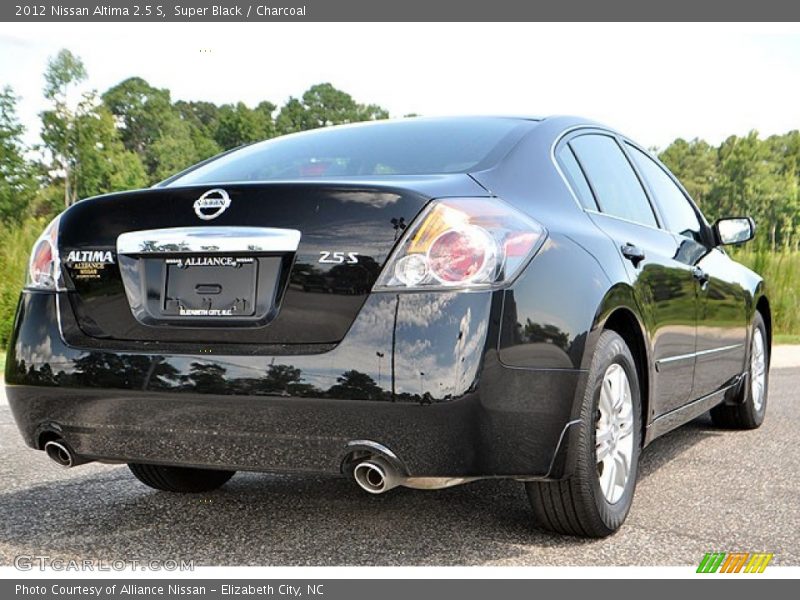 Super Black / Charcoal 2012 Nissan Altima 2.5 S
