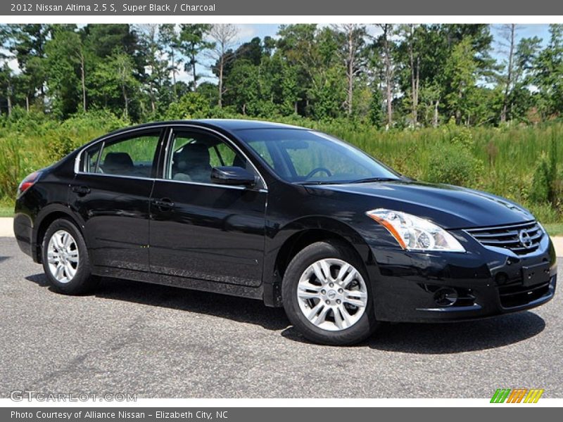 Super Black / Charcoal 2012 Nissan Altima 2.5 S