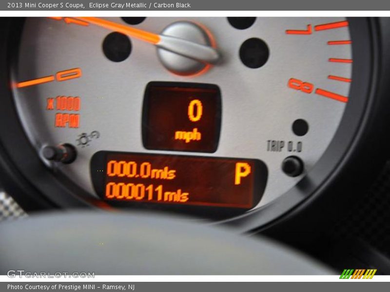 Eclipse Gray Metallic / Carbon Black 2013 Mini Cooper S Coupe