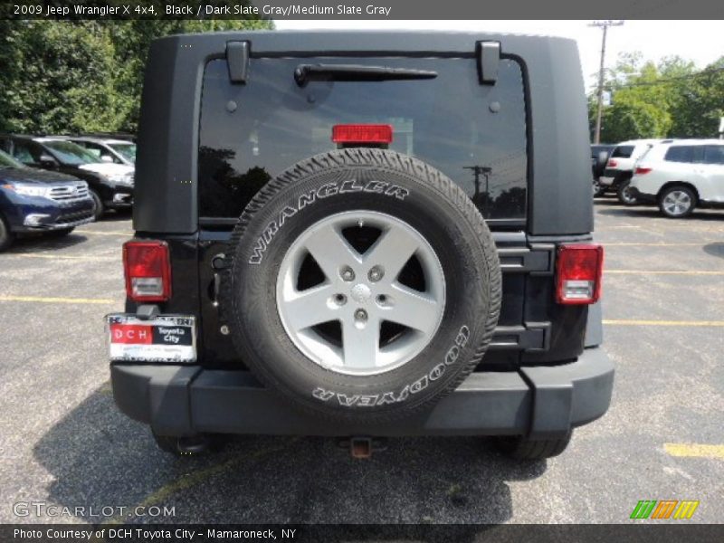 Black / Dark Slate Gray/Medium Slate Gray 2009 Jeep Wrangler X 4x4
