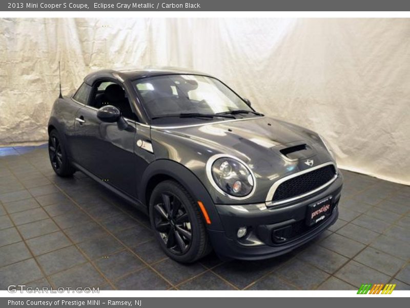 Eclipse Gray Metallic / Carbon Black 2013 Mini Cooper S Coupe