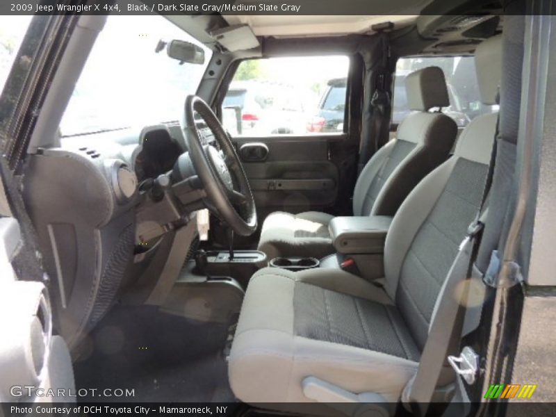 Black / Dark Slate Gray/Medium Slate Gray 2009 Jeep Wrangler X 4x4
