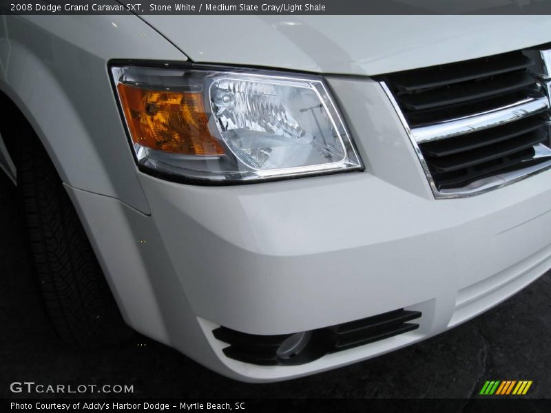 Stone White / Medium Slate Gray/Light Shale 2008 Dodge Grand Caravan SXT