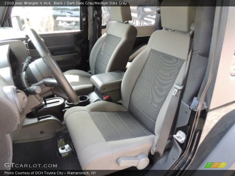Black / Dark Slate Gray/Medium Slate Gray 2009 Jeep Wrangler X 4x4