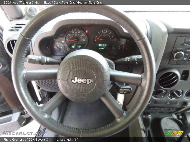 Black / Dark Slate Gray/Medium Slate Gray 2009 Jeep Wrangler X 4x4