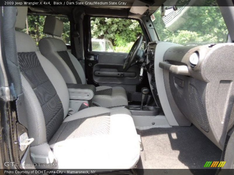Black / Dark Slate Gray/Medium Slate Gray 2009 Jeep Wrangler X 4x4