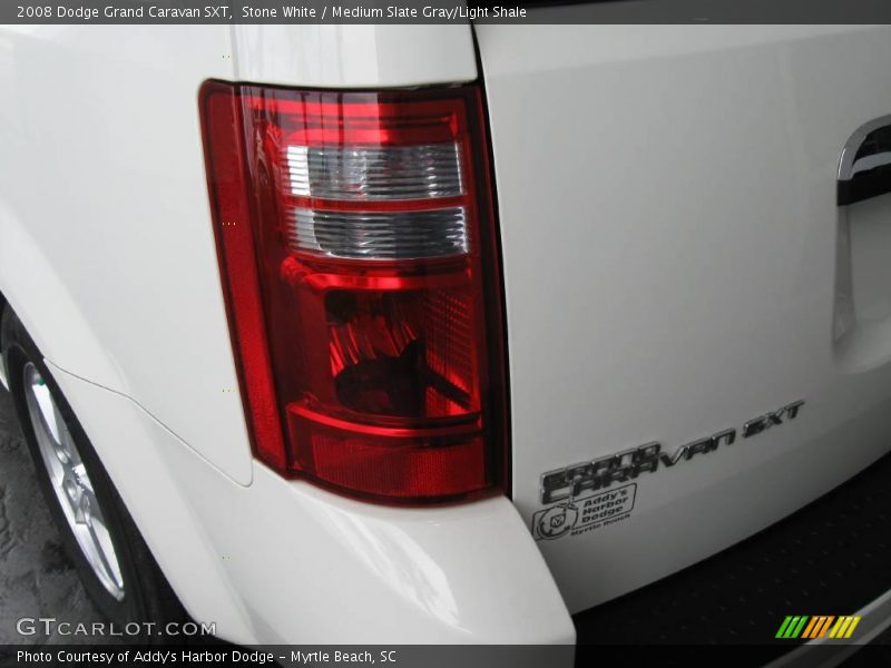 Stone White / Medium Slate Gray/Light Shale 2008 Dodge Grand Caravan SXT